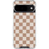 Neutral Checkered Google Pixel 10 Clear Case